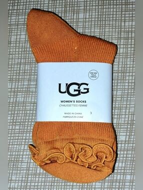 UGG Women's Karsyn Lettuce Edge Crew Socks